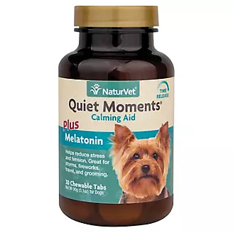 NaturVet Quiet Moments Calming Aid Chew Tabs