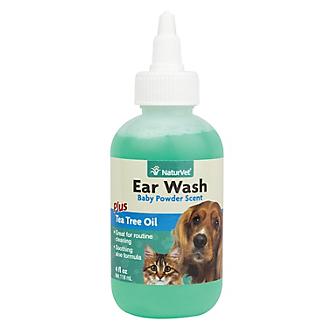 NaturVet Pet Ear Wash with Tea Tree Oil