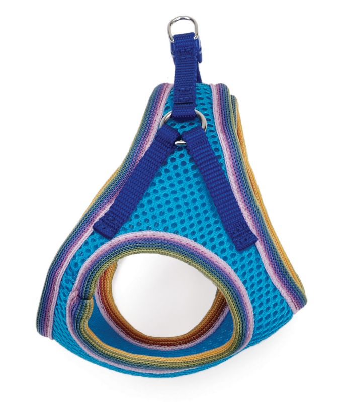 Lil Pals Mesh Step-In Dog Harness Small Blue