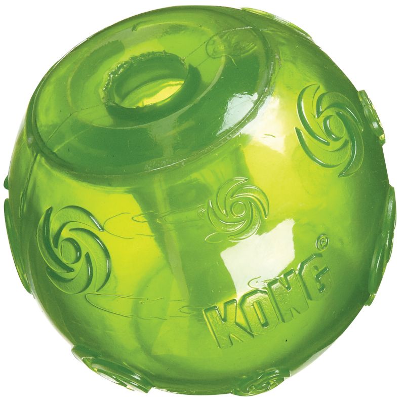 green ball dog toy