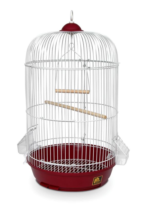 Prevue Small Round Bird Cage Red