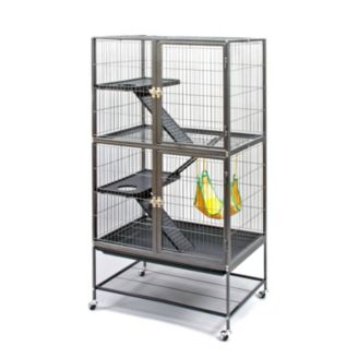 Prevue pet products 2025 black feisty ferret cage