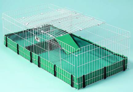 Cheeks Midwest Guinea Pig Cage Expansion Square Feet Expandable