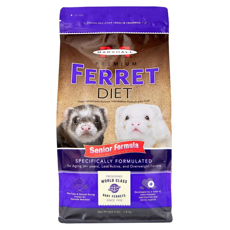 Marshall Premium Ferret Diet Senior 4Lbs