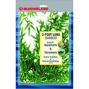 bamboo plant aquarium plastic marineland ft cart