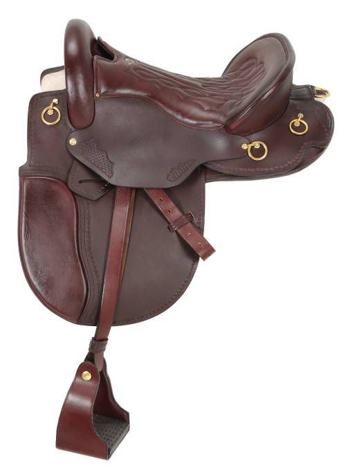 King Series Classic Distance Rider Saddle Dark Oil