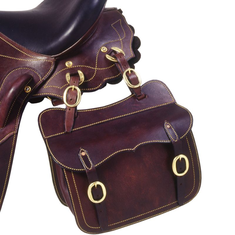 73-8914-7-0 Australian Outrider Collection Saddle Pocket Brown sku 73-8914-7-0