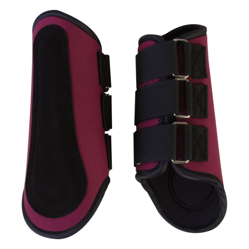 Basic Neoprene Splint Boots Burgundy