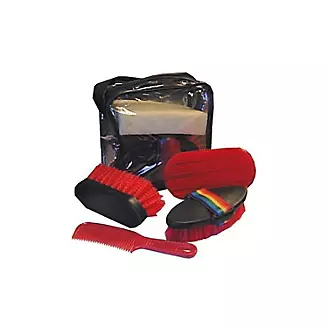 8pc Horse Grooming Tool Kit with Tote Bag, Equestrian Care Supplies, n/a -  Harris Teeter