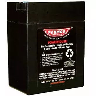 Parmak Replacement 6 Volt Battery
