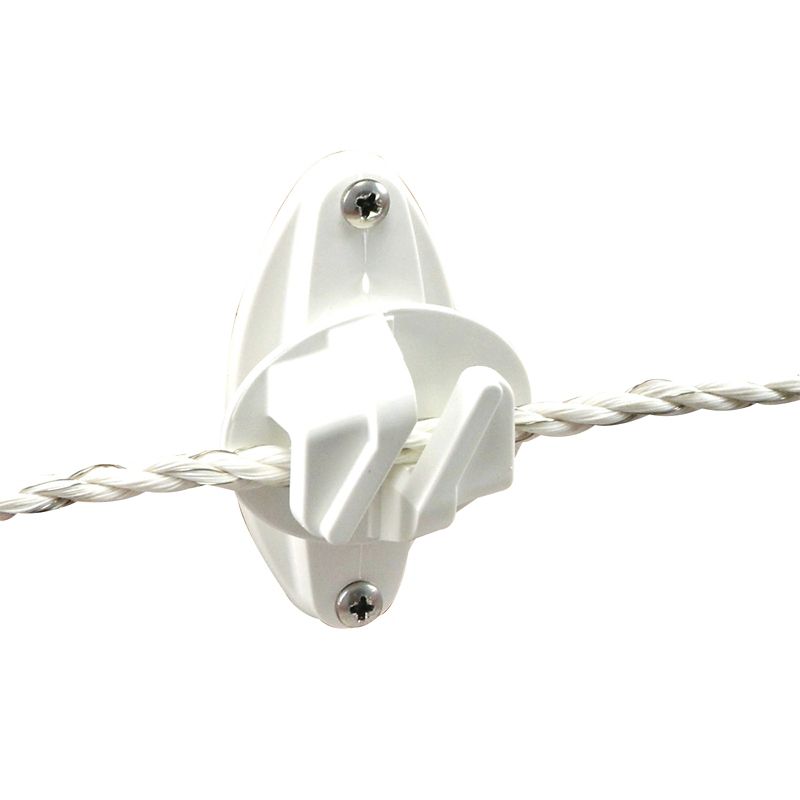 R-CW-25 Wood Post Claw Insulator White Bag of 25