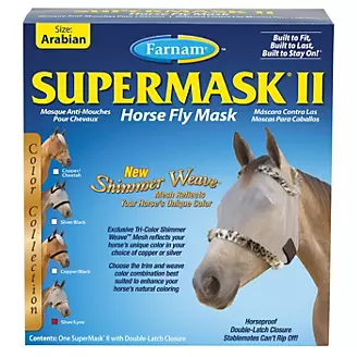 Farnam SuperMask II Shimmer Fly Mask
