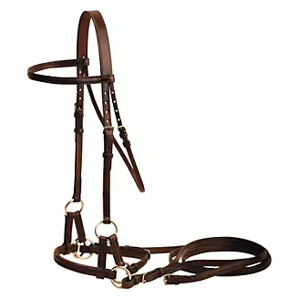 Tory English Bridle Leather Nose Side Pull