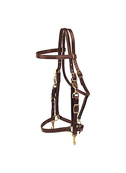 Australian Outrider Collection Leather Bridle/ Halter Combination 