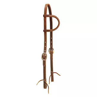 Tory Harness Leather DS Tie End One Ear Headstall
