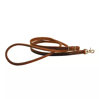 Tory Harness Leather Rolled Hand Roping Rein