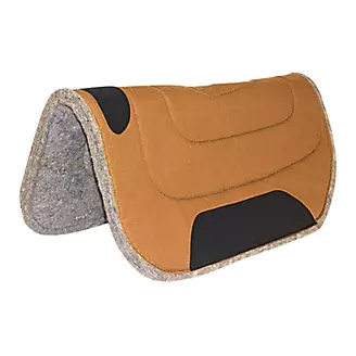 Mustang Heavy Weight 100% Wool Contoured Western Saddle Pad – Tack