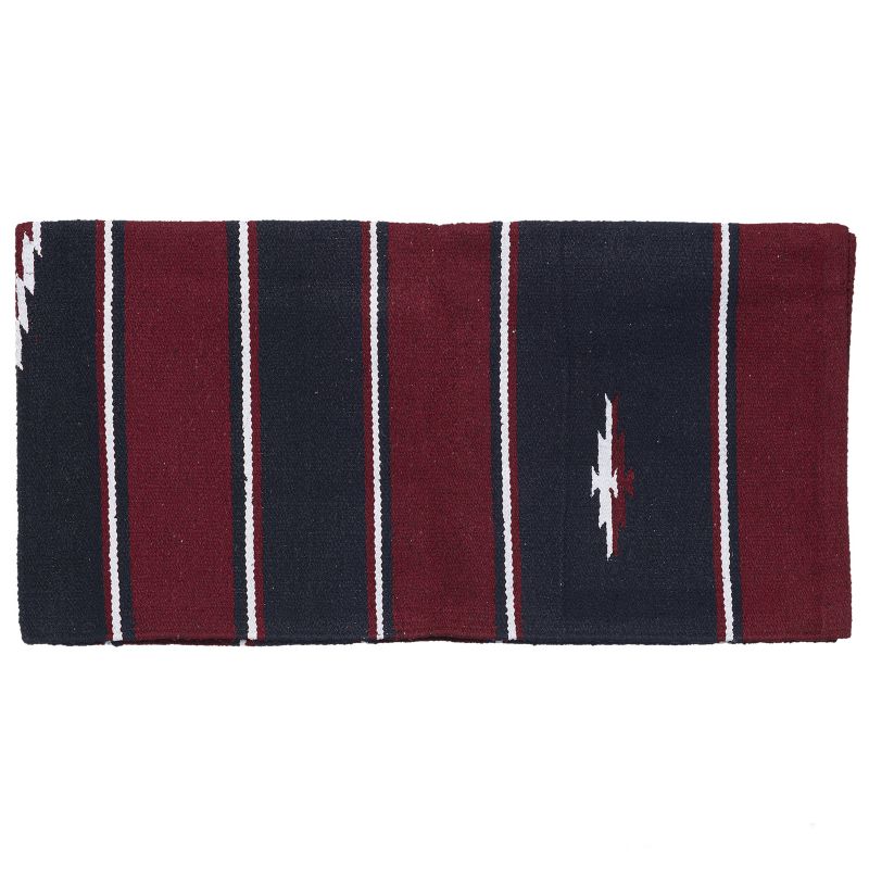 Tough1 Sierra Acrylic Saddle Blanket 30x30 Burgund