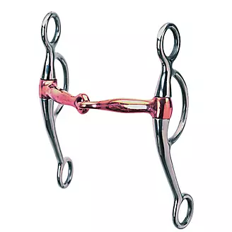 Weaver SS Copper Snaffle Double Rein Bit - StateLineTack.com Weaver SS Copper Snaffle Double Rein Bit - StateLineTack.com