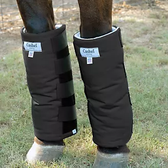 Cashel Bandage-Shipping Boots, Black, 14-inch