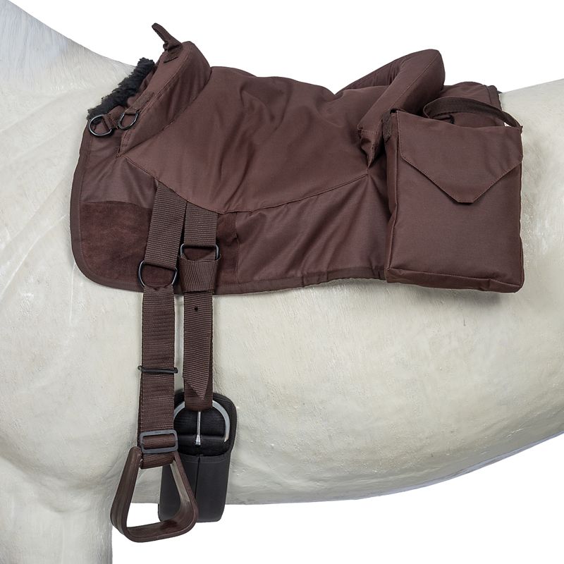 31-915-7-0 Tough1 Cordura Square Soft Saddle Adult Brown sku 31-915-7-0