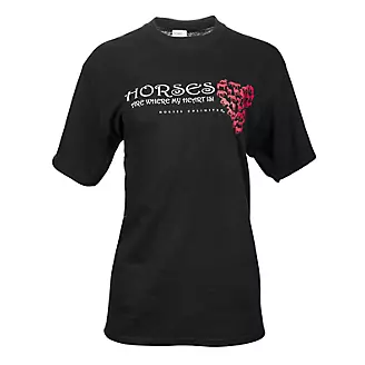 Horses Are Where My Heart Is T-Shirt