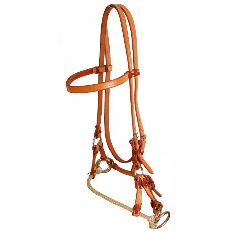 T-5301-GH American Saddlery Single Rope Side Pull w/o Bit sku T-5301-GH