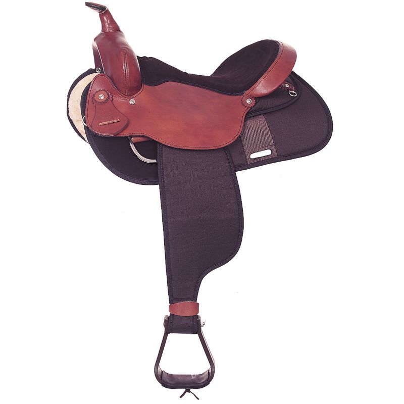 Fabtron Cordura Square Trail Saddle 15 Brown