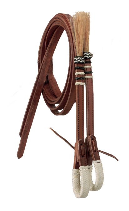 Royal King Rolled Braided Tassel Split Reins