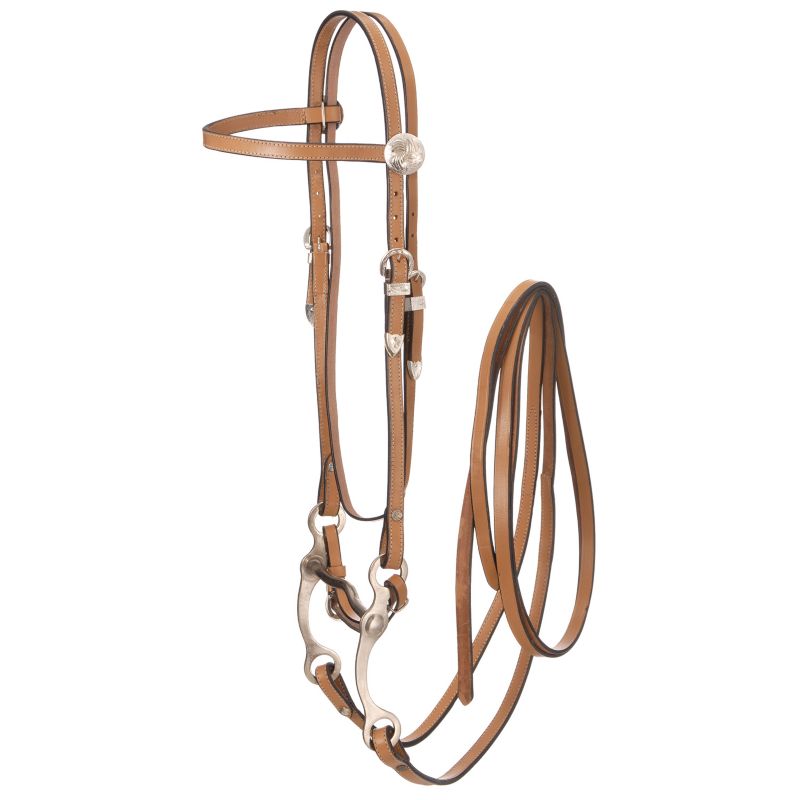 Royal King Basic Show Headstall Set Light Oil