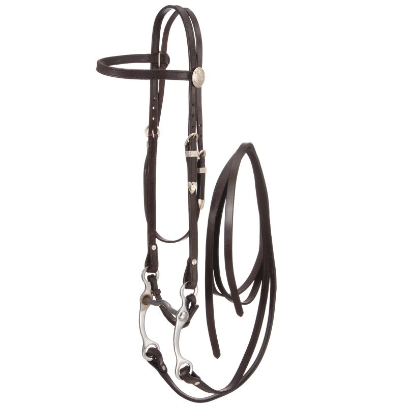 Royal King Basic Show Headstall Set Dark Oil