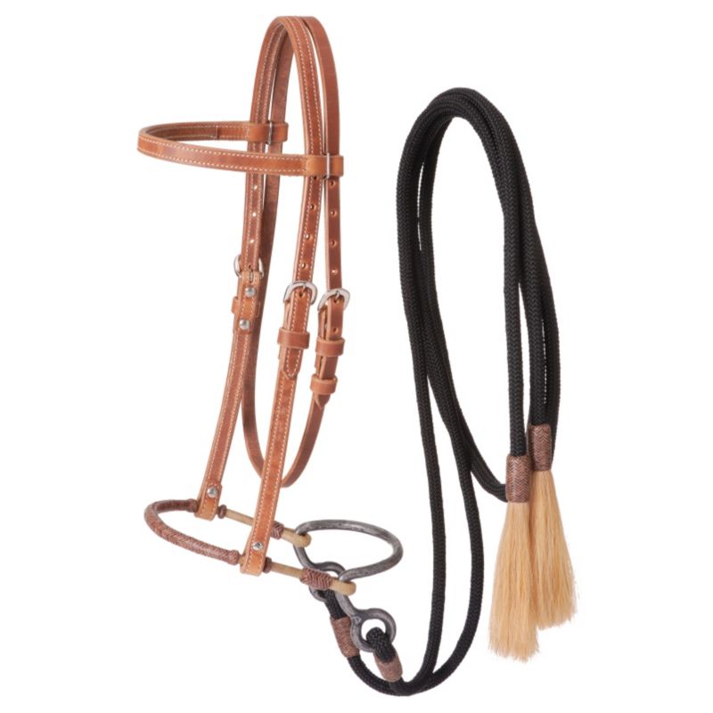 53-9900-0-0 Royal King Training Hackamore Set Lt Oil sku 53-9900-0-0