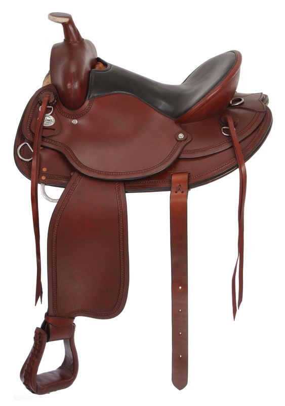 KS785-69-155 King Draft Saddle 15.5 Brown sku KS785-69-155