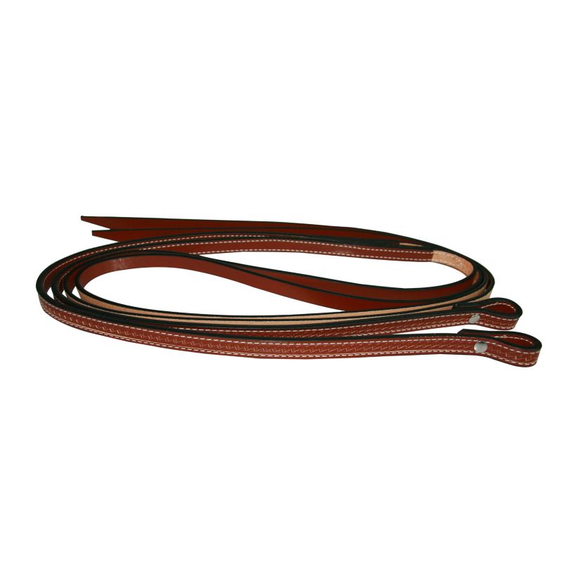 180739CHN Western Leather Split Reins sku 180739CHN