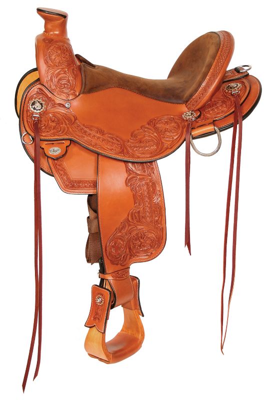 Circle Y Walnut Grove Trail Saddle Regular 17 Oil