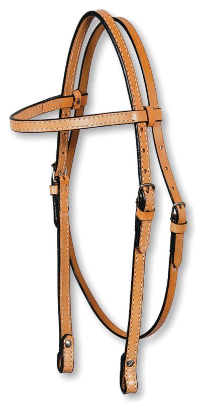 Circle Y Browband Headstall Walnut