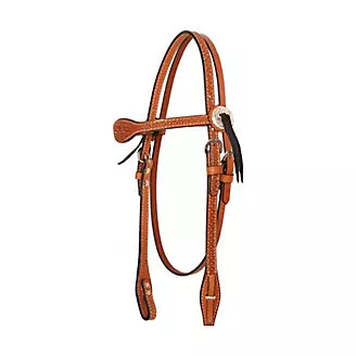 Circle Y Goodnight Floral Combo Headstall