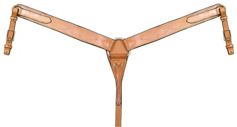 3205 American Saddlery Steer Roping Breast Collar M Oil sku 3205