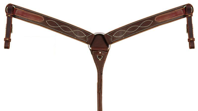 3206 American Saddlery Steer Roping Breast Collar Burg sku 3206