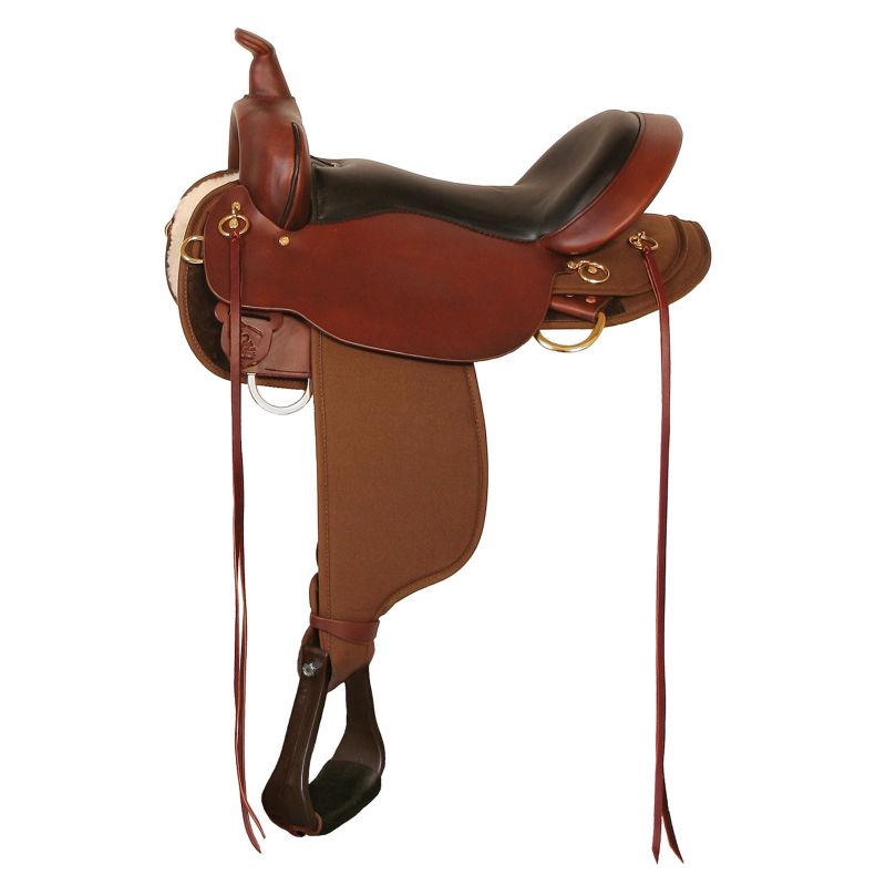 High Horse Eldorado Saddle 17 Wide Brown