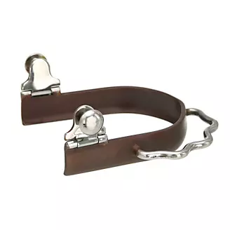 LV spur straps with turquoise buckles