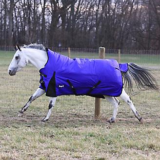 Winter Horse Turnout Blanket-Waterproof-1200D-Snuggit Neck RED-Sizes 69" to 84" 