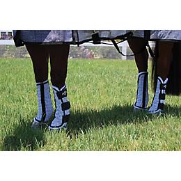 Neoprene Horse Fly Boots Sport Boots for Front Hind Legs Spine Boots Mesh Bug 