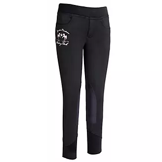 Huntley Equestrian Children's Embroidered Horse Riding Pants