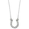 Kelly Herd Dangle Horseshoe Necklace