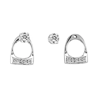 Kelly Herd Small English Stirrup Earring Jackets