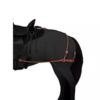 Tough1 Leather Mule 4 Point Breast Collar - StateLineTack.com