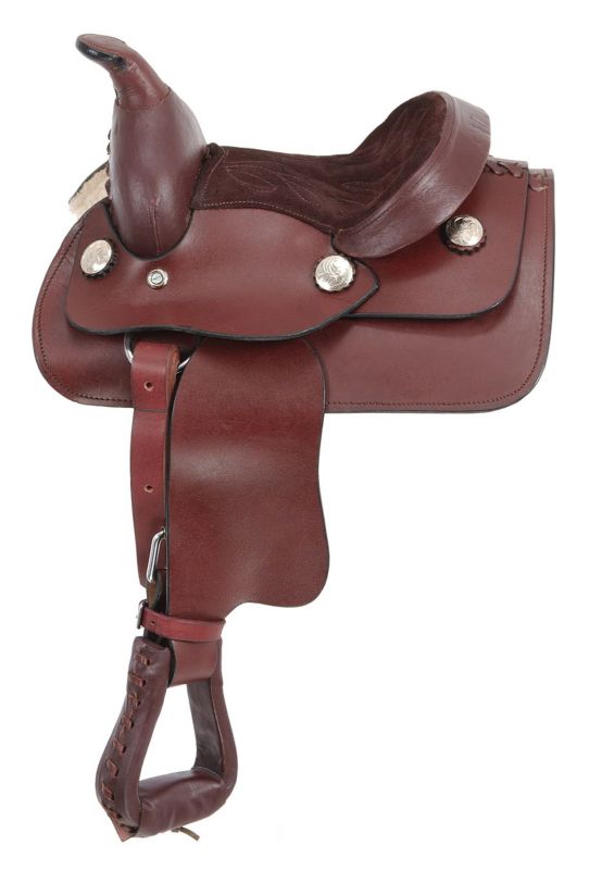 KS855-32-0 King Series Mini Smooth Western Saddle Dark Oil sku KS855-32-0