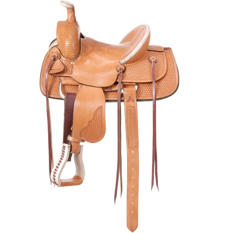 Royal King Liberty Youth Roper Saddle 13 Light Oil