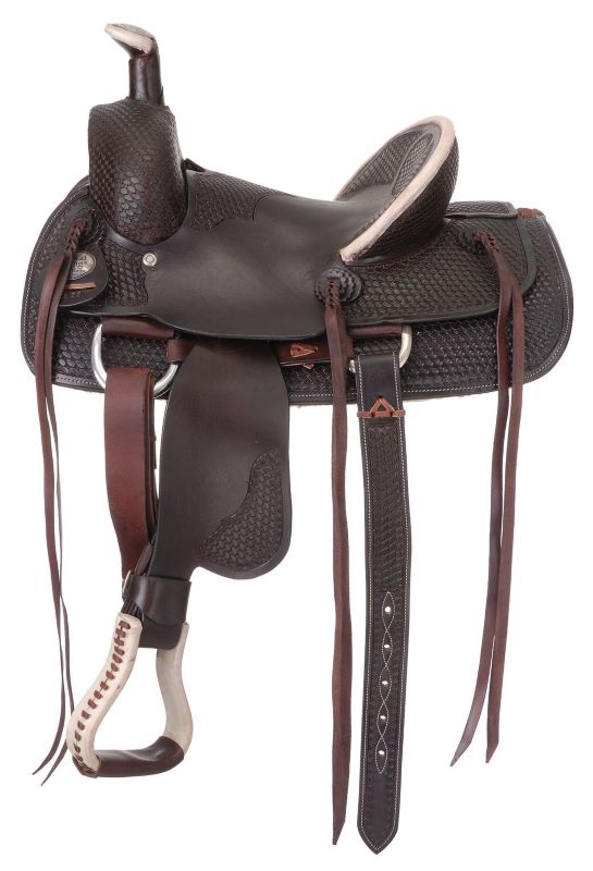 Royal King Liberty Youth Roper Saddle 13 Dark Oil